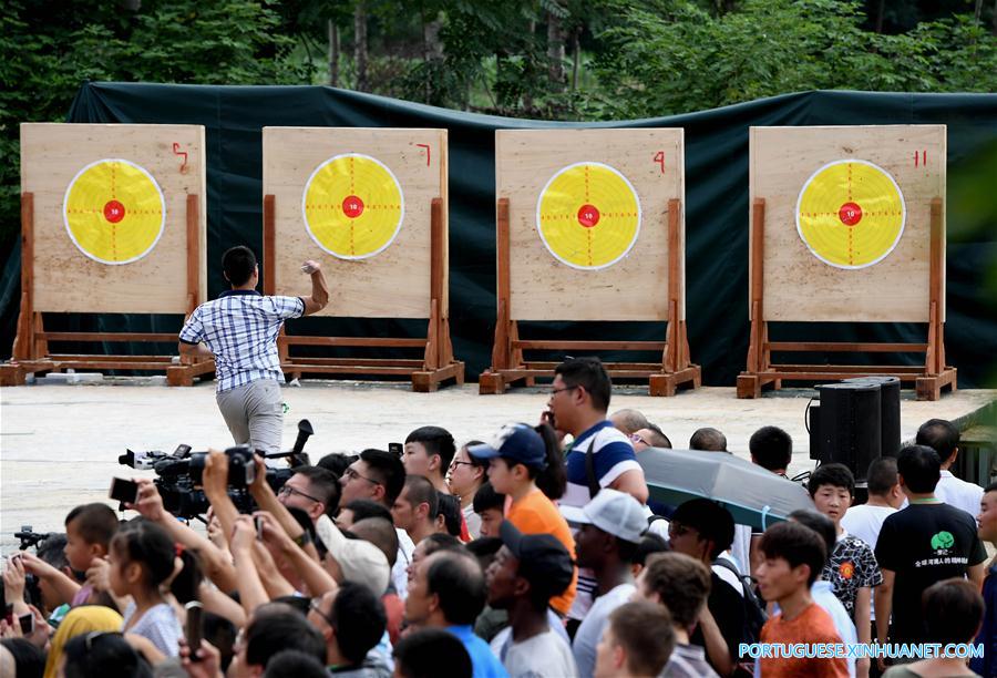 Templo Shaolin realiza competi??o de artes marciais