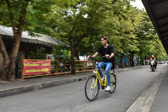 Bicicletas compartilhadas chegam à Tailandia
