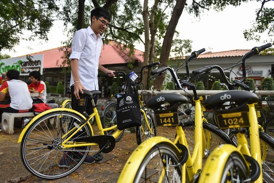 Bicicletas compartilhadas chegam à Tailandia