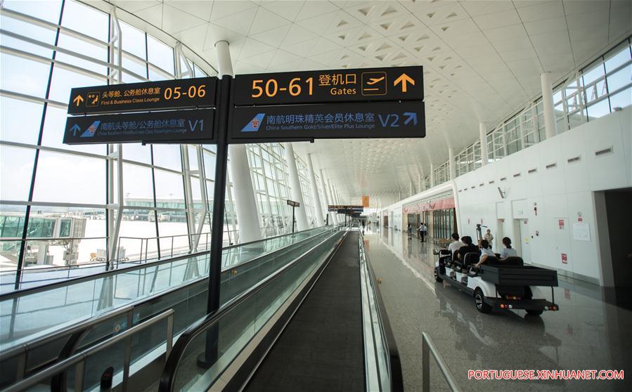 Terminal T3 do aeroporto Tianhe em Wuhan iniciará opera??es em 31 de agosto