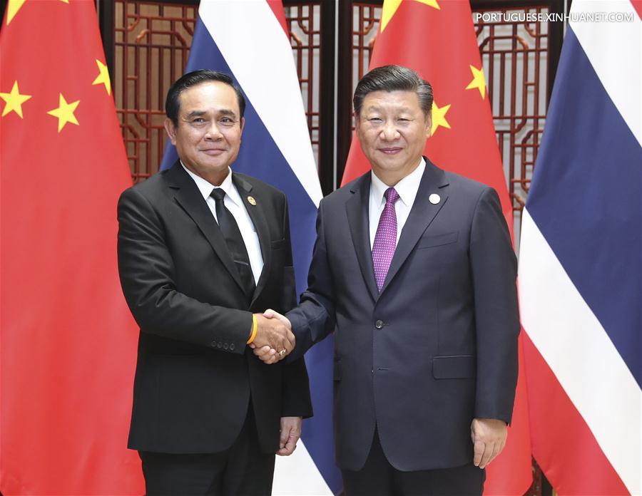 Presidente chinês promete intensificar coopera??o com Tailandia