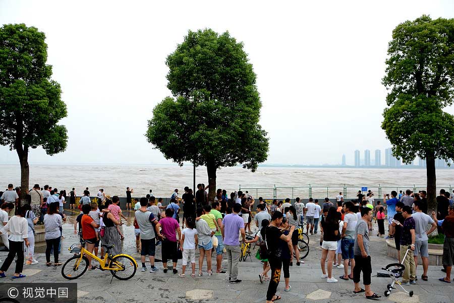 Galeria: Mará alta sazonal do rio Qianjiang 