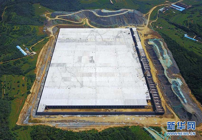 Constru??o de fábrica subterranea no nordeste da China será concluída em breve