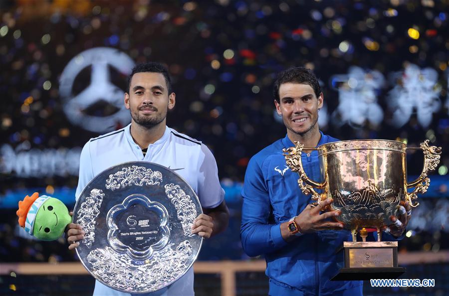 China Open: Nadal conquista 75o título profissional, Garcia bate Halep