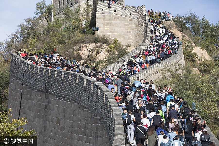 China registra 705 milh?es de viagens durante feriad?o