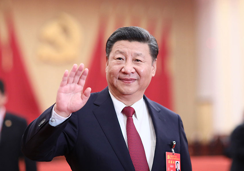 Xi Jinping reúne-se com representantes e participantes do 19o Congresso Nacional do PCCh