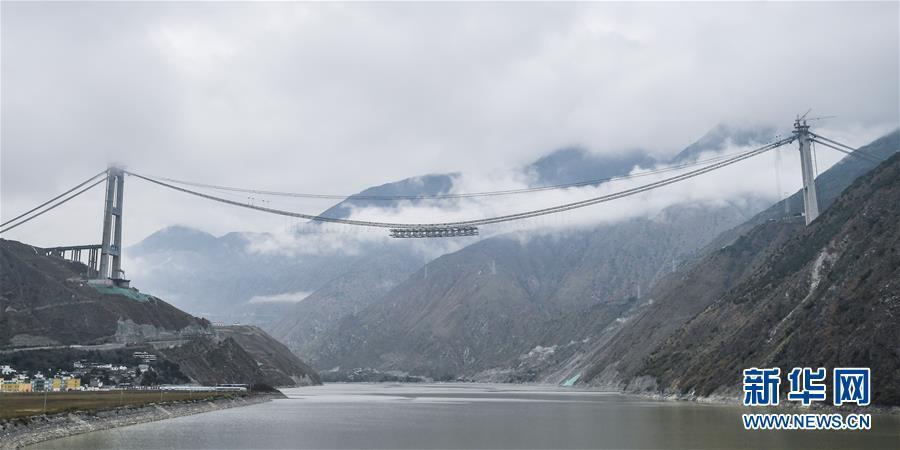 Constru??o da maior ponte de Chuanzang avan?a e supera desafios 