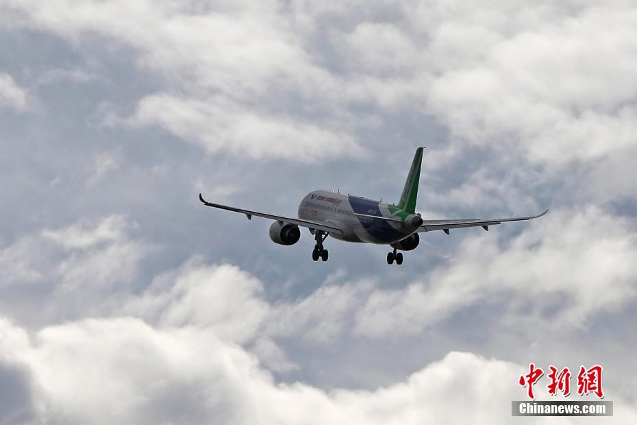 Avi?o chinês C919 ruma a Xi’an para obten??o de certificado de aeronavegabilidade