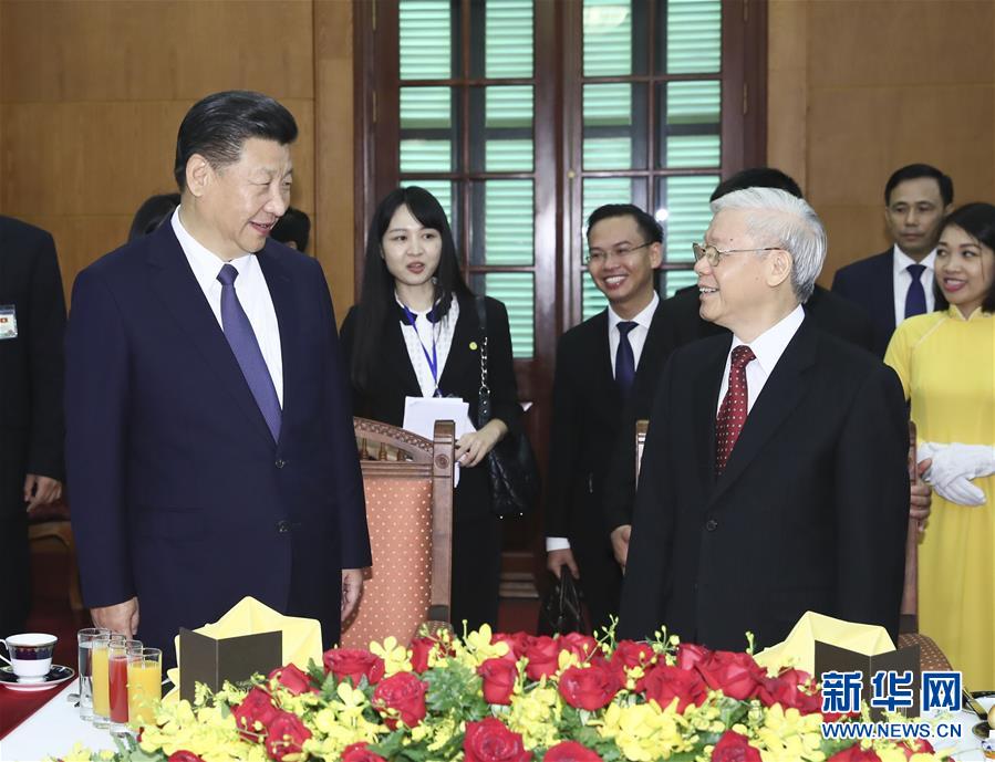 Presidente chinês elogia la?os sólidos entre China e Vietn?