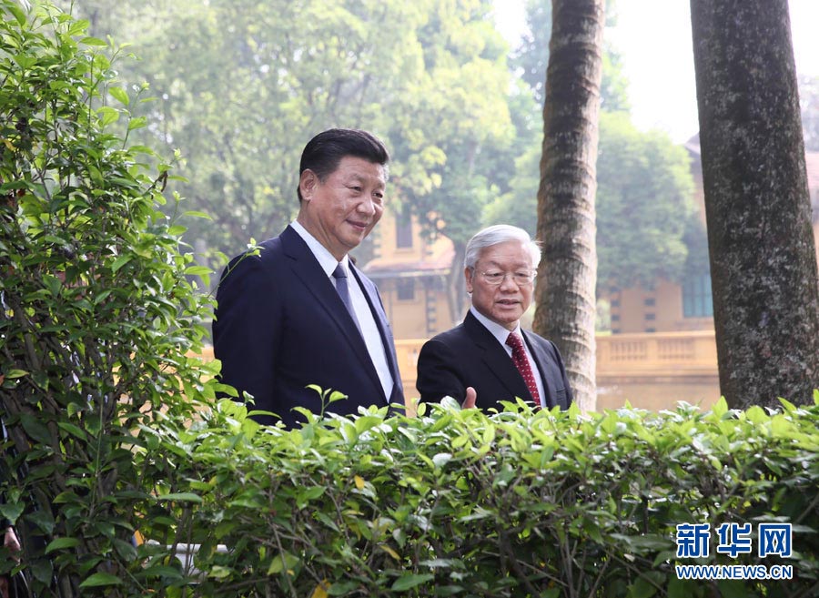 Presidente chinês elogia la?os sólidos entre China e Vietn?