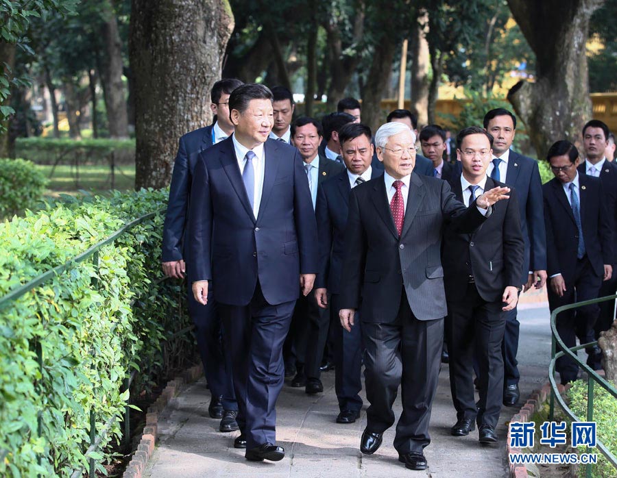Presidente chinês elogia la?os sólidos entre China e Vietn?