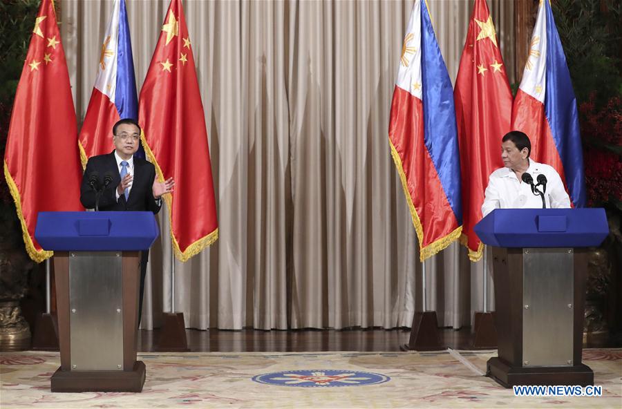 China e Filipinas concordam em dar seguimento à senda positiva nas rela??es bilaterais