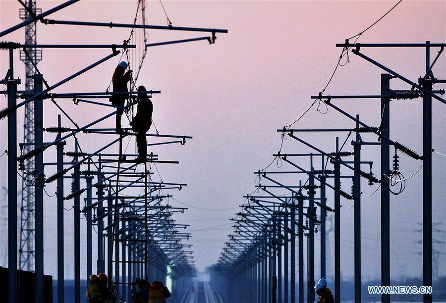 Ferrovia de alta velocidade Jinan-Qingdao em constru??o