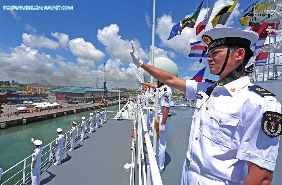 Navio-hospital naval chinês Arca da Paz conclui miss?o humanitária na Tanzania