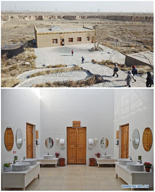 Banheiros públicos em pontos turísticos instalados e renovados em Ningxia