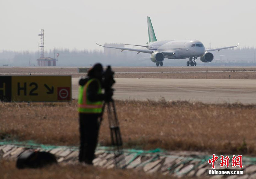 2o C919 realiza voo de teste