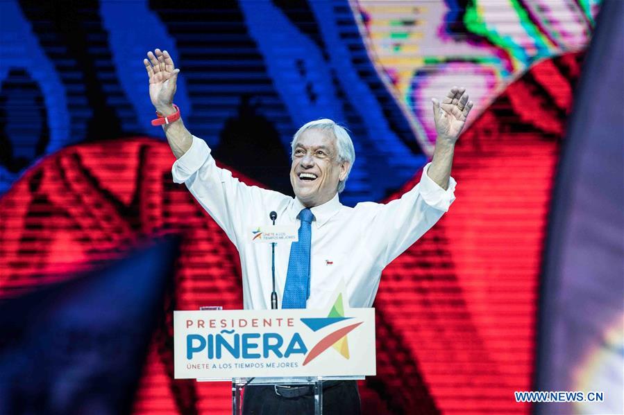 Sebastián Pi?era vence elei??o e volta a assumir presidência no Chile