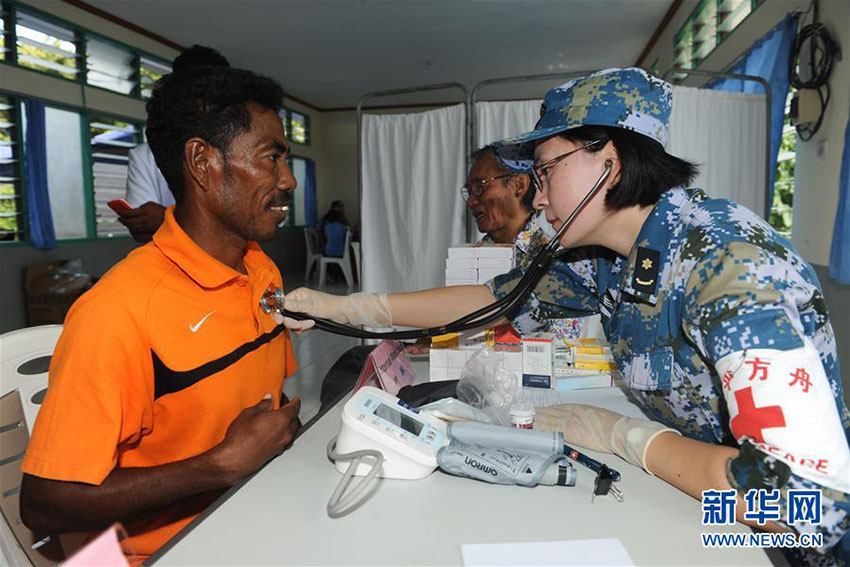 “Arca da Paz” oferece servi?os médicos em Timor Leste