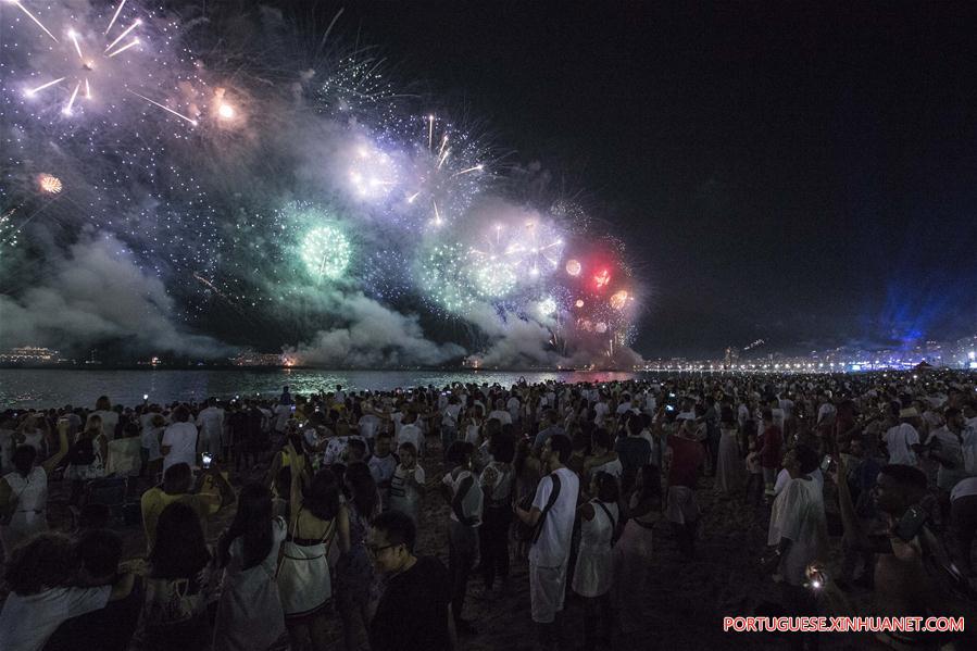 Celebra??o do Ano Novo no Rio de Janeiro, Brasil