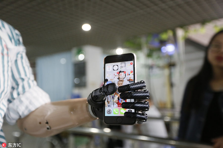 Instalado primeiro bra?o biónico inteligente em Guangdong