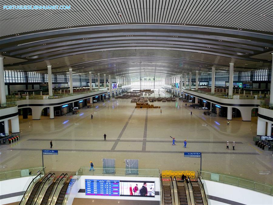 Concluída primeira fase da Esta??o Ferroviária de Chongqingxi