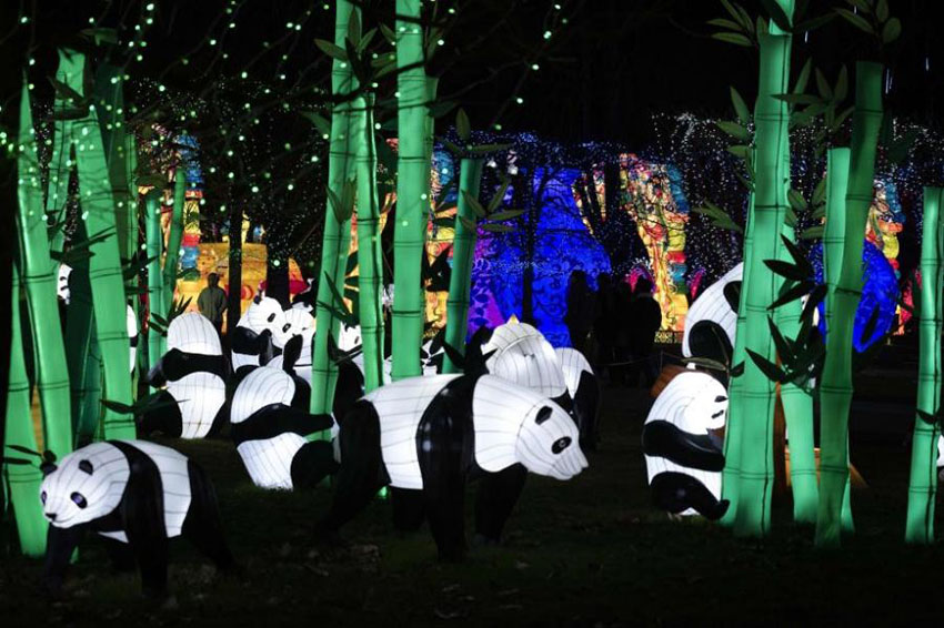 Lanternas tradicionais chinesas exibidas em Gaillac, Fran?a