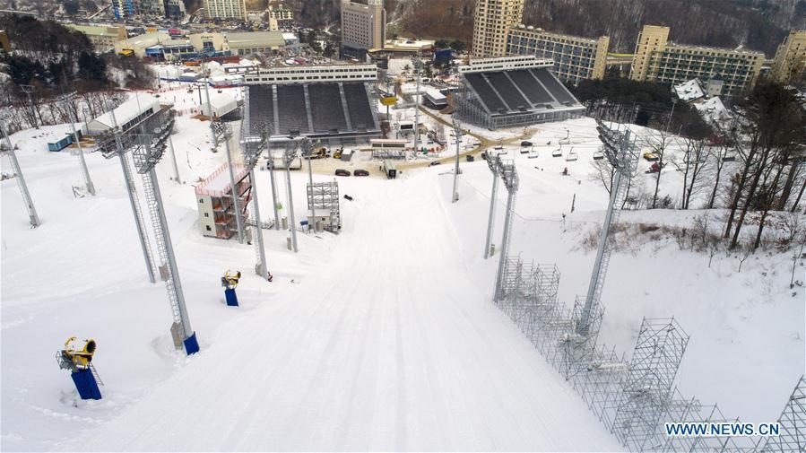 Galeria: Panorama aéreo dos locais para os Jogos Olímpicos de Inverno de 2018 em Pyeongchang