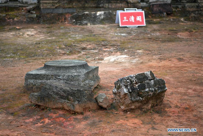 Escava??o confirma ruínas do maior templo taoísta da China