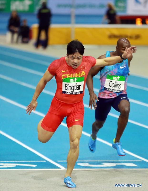 Velocista chinês quebra recorde masculino asiático nos 60 metros