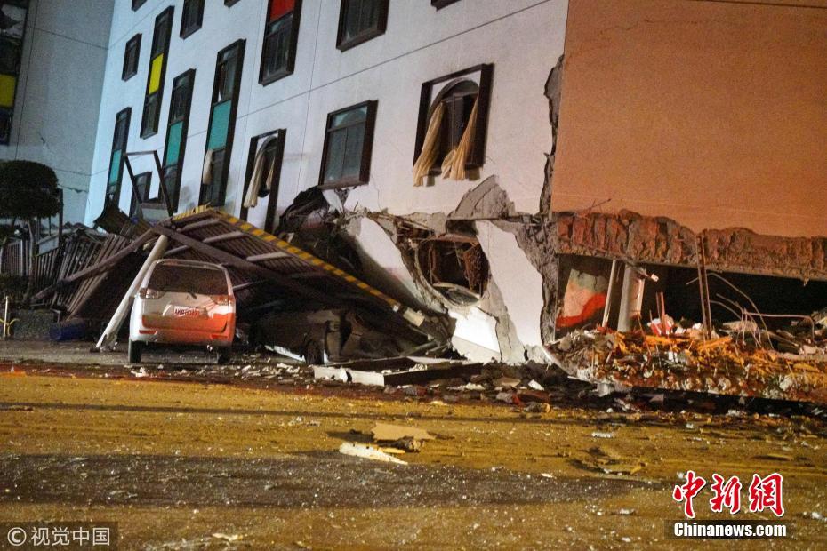 Terremoto de 6,5 graus abalou Taiwan