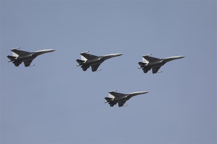 Ca?as destacados para salvaguardar seguran?a aérea no Mar do Sul da China
