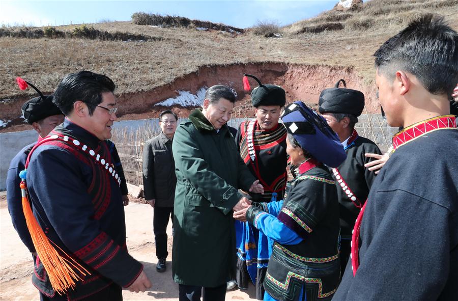 Xi Jinping visita alde?os étnicos pobres no sudoeste da China