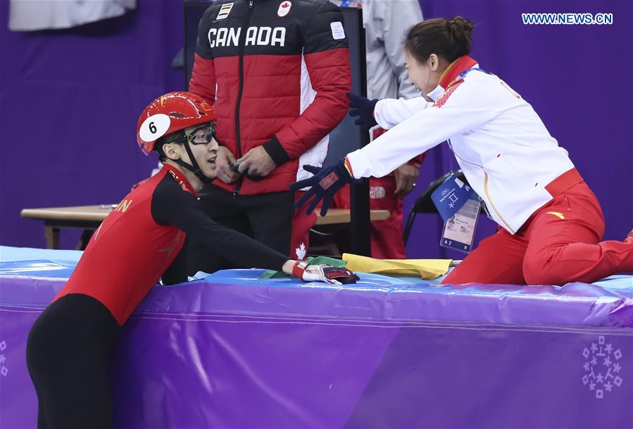 Wu Dajing bate recorde e conquista medalha de ouro em patina??o de velocidade em pista curta