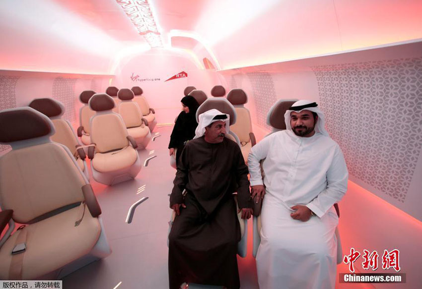 Galeria: Modelo do “hyperloop” exibido no Dubai