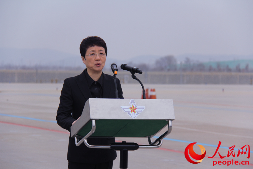 Cerim?nia de traslada??o de restos mortais de mártires chineses realizada na Coreia do Sul