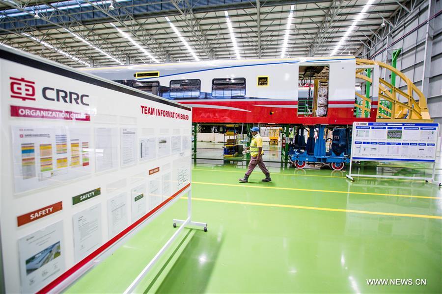 Galeria: Primeira base chinesa de fabrica??o de equipamentos ferroviários no exterior construída na Malásia