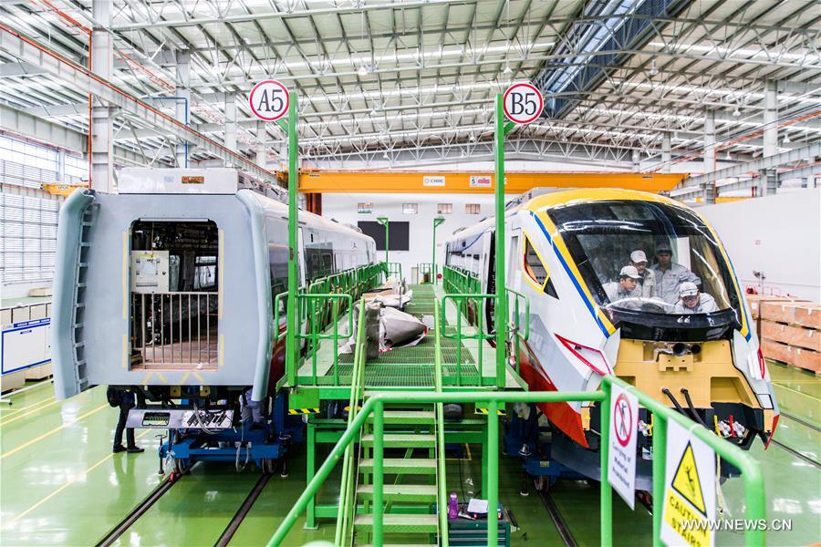 Galeria: Primeira base chinesa de fabrica??o de equipamentos ferroviários no exterior construída na Malásia