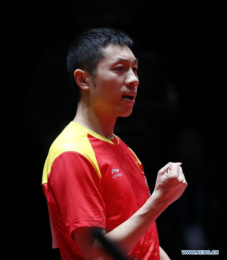 Equipa masculina chinesa arrecada 9o título consecutivo nos mundiais de ténis de mesa