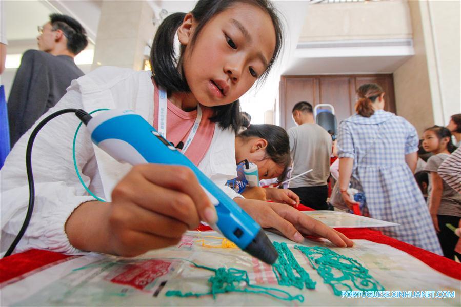 Festival de rob?s de juventude realizado em Hunan, centro da China