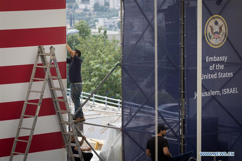 Israel prepara-se para inaugura??o da nova embaixada dos EUA em Jerusalém