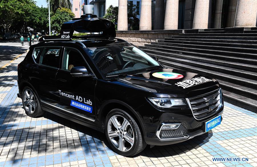 Tencent recebe licen?a de teste de carro automático em Shenzhen
