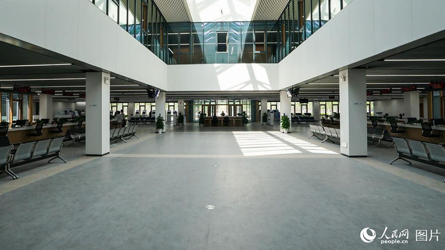 Concluído centro de servi?os públicos da Nova área de Xiong’an