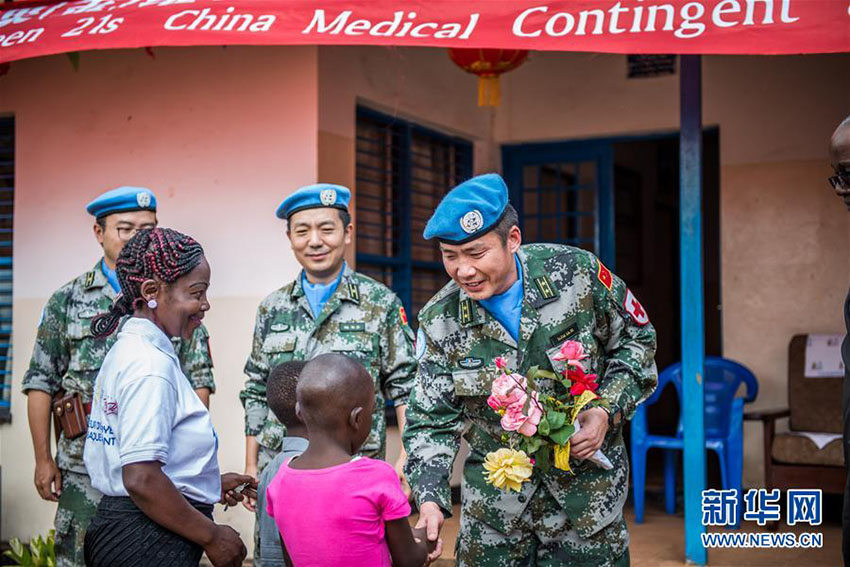 Capacetes azuis chineses promovem manuten??o da paz mundial