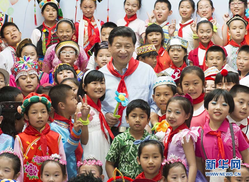 Xi estende felicita??es antes do Dia Internacional das Crian?as