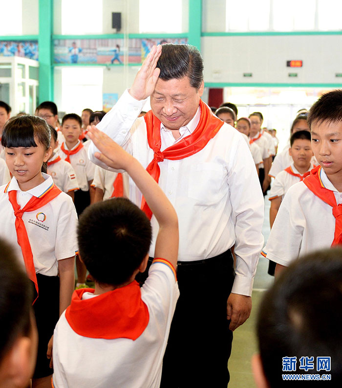 Xi estende felicita??es antes do Dia Internacional das Crian?as