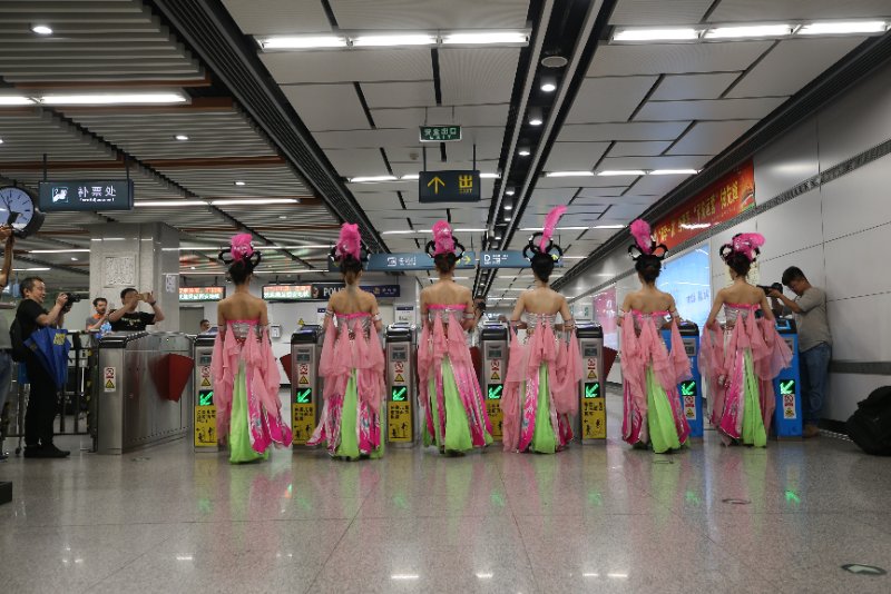 Metr? temático da Dinastia Tang inaugurado em Xi'an