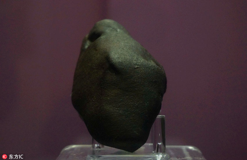 Bólide da mesma idade da Terra exposto em Hangzhou, valorizado de milh?es yuans