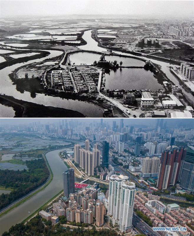 Shenzhen nas últimas 4 décadas: de pequena vila piscatória a metrópole