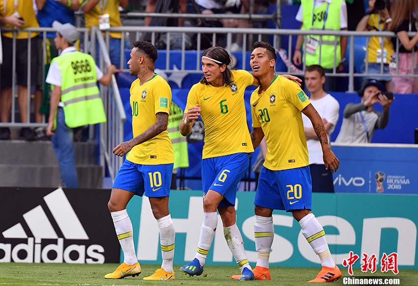Copa do Mundo: Brasil avan?a para quartas de final com golos de Neymar e Firmino