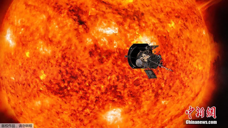 Escudo térmico instalado na sonda solar Parker